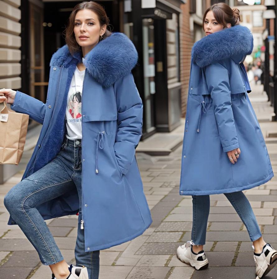 Brooke | Women's Fur-Trim Waterproof Winter Coat - Hooded