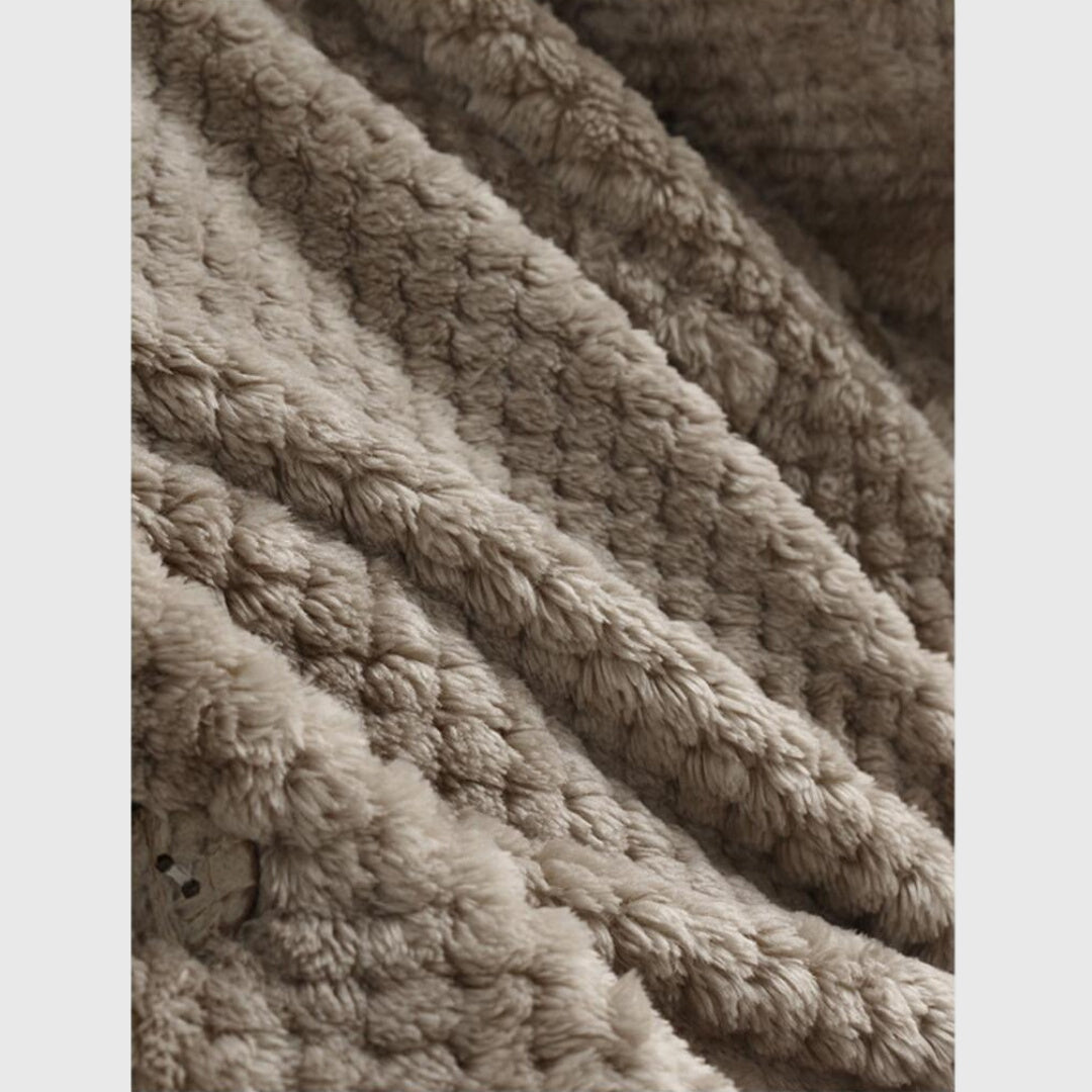 Elsie | Women's Fleece Jacket - Hooded Reversible Flattering Fit Warm