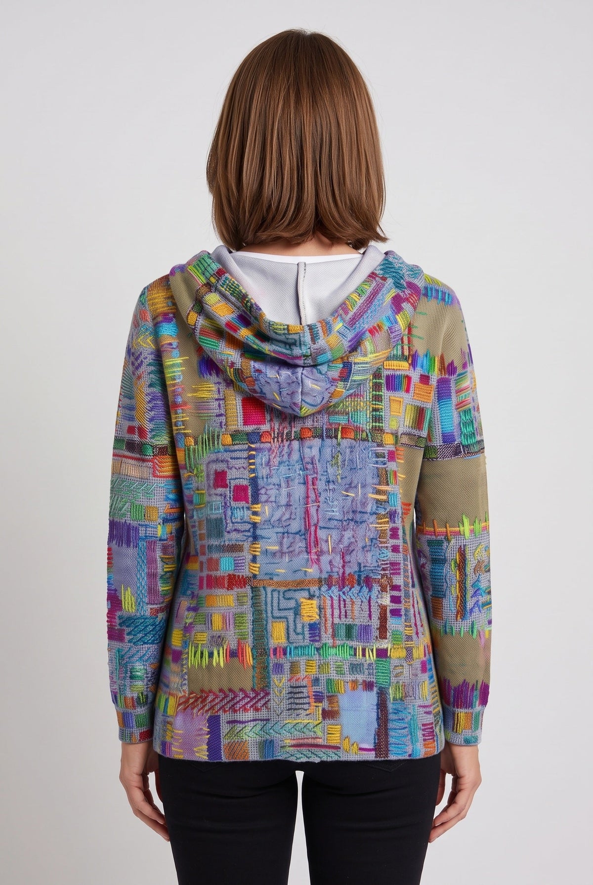 Women's Cardigan | Hooded Button-Front Longline