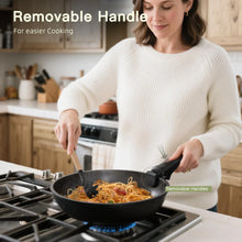 20-Pc Nonstick Pots and Pans Set, Detachable Handle, Stackable RV
