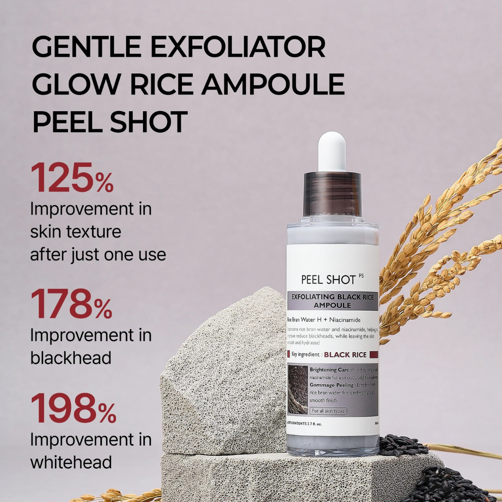 Set de cuidado facial Radiant Blowout para piel radiante con limpiador facial, parches para ojos y spray corporal