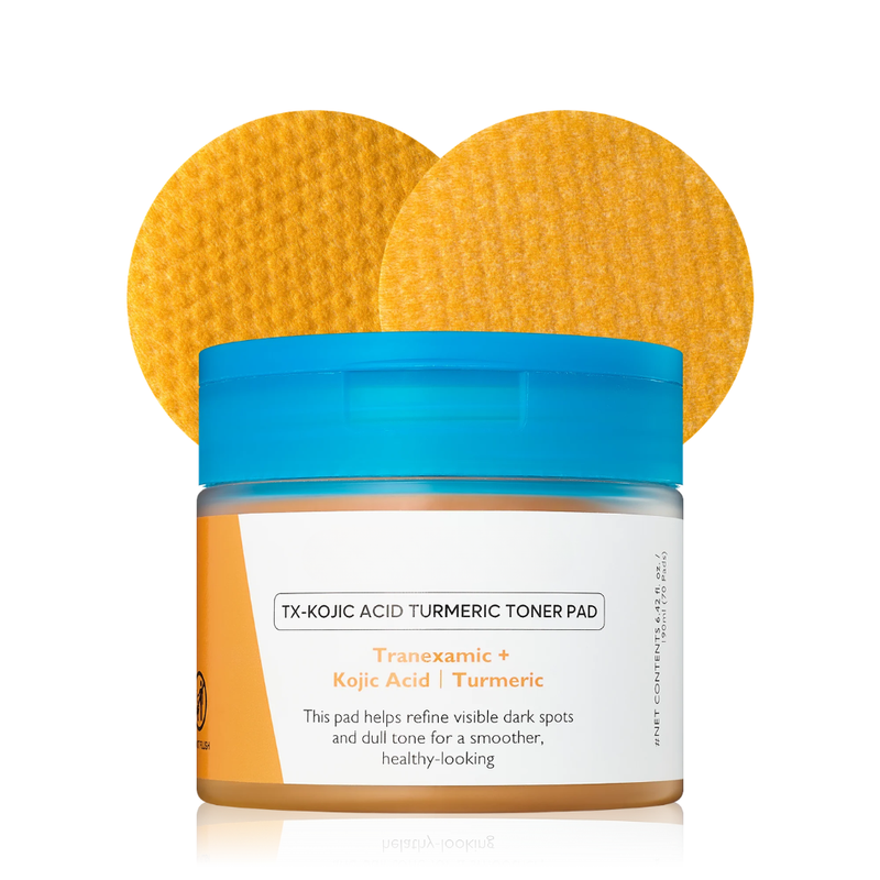 Kojic Acid Turmeric TX Toner Pads for Dark Spots and Uneven Skin Tone