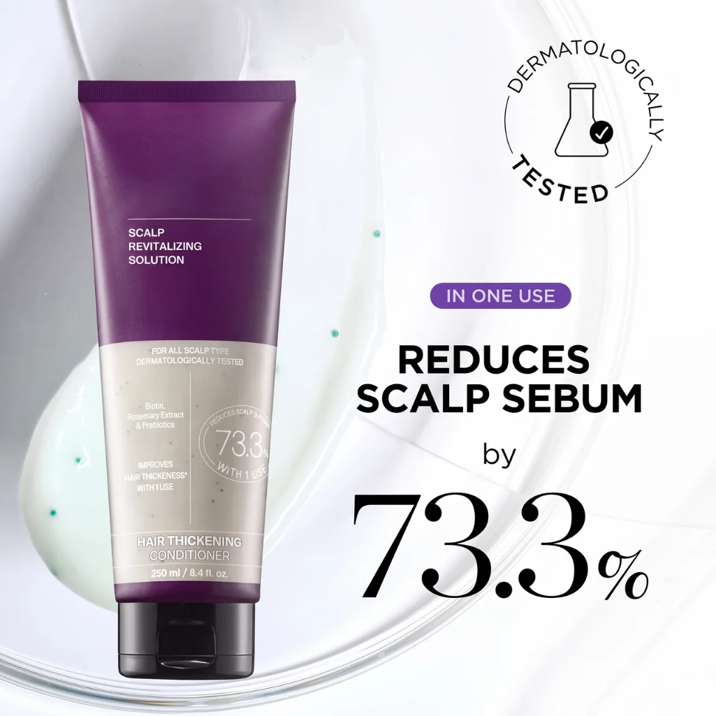 Coffret shampooing et après-shampooing épaississants à la biotine et au romarin, pour des cheveux plus denses et visiblement plus épais
