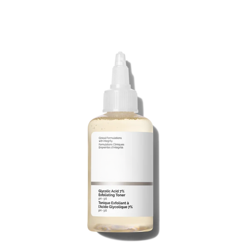 Glycolic Acid 7% Exfoliating Toner for Glowing Skin and Texture
