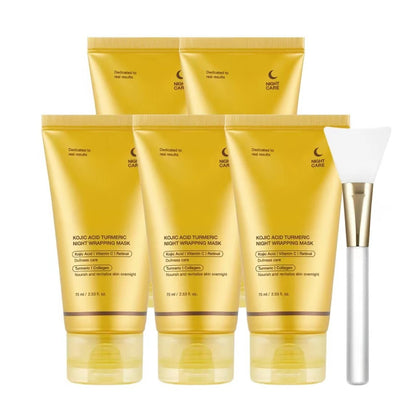 Kojic Acid & Turmeric Overnight Peel-Off Mask for Dark Spots & Brightening