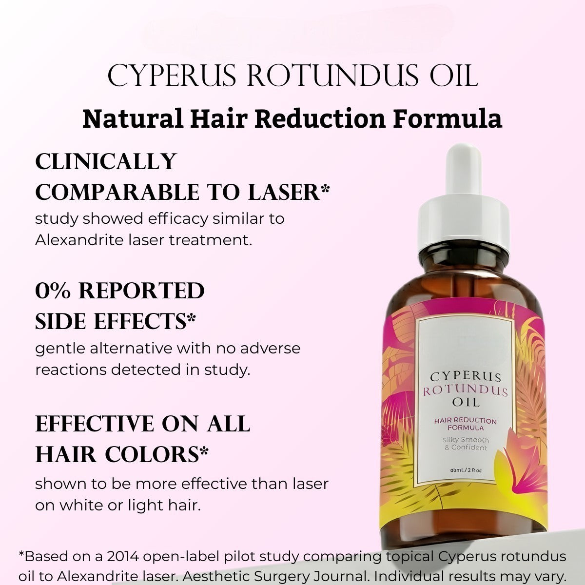 Cyperus Rotundus Body Oil for Smooth Skin, Body Care & Daily Moisture