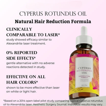 Cyperus Rotundus Body Oil for Smooth Skin, Body Care & Daily Moisture