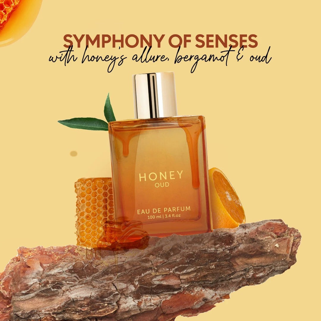 Honey Oud Eau de Parfum for Unisex Wear, Warmth & Long-Lasting Scent