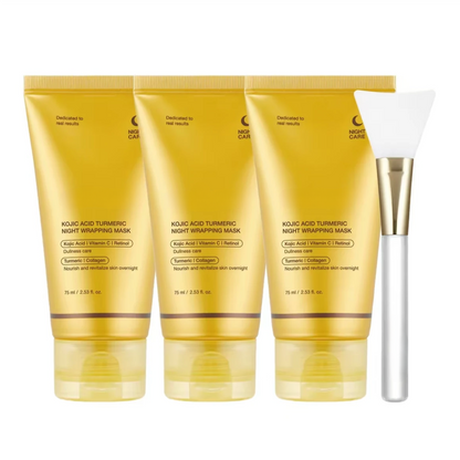 Kojic Acid & Turmeric Overnight Peel-Off Mask for Dark Spots & Brightening