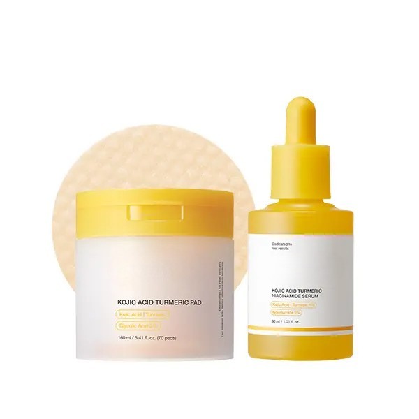 Duo Kojic Acid Renew & Smooth pour peau à problèmes avec curcuma et niacinamide