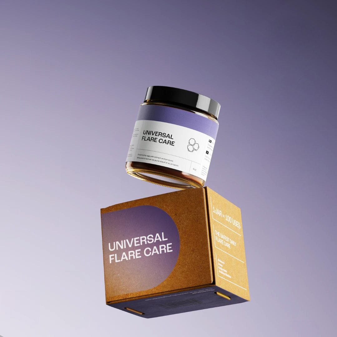 Universal Flare Care Sensitive Skin Cream featuring Propolis for Calm