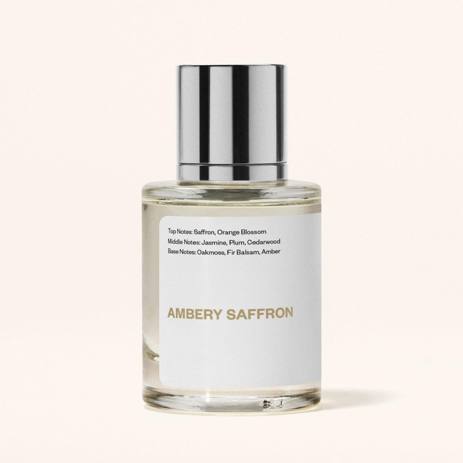 Ambery Saffron Eau de Parfum featuring Warm Spicy Woody Notes, Vegan