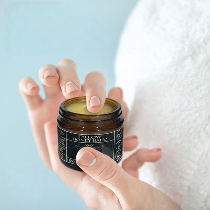 Tallow Honey Balm for Face, Hands and Body Moisture