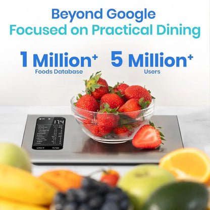 ESN00 Smart Nutrition Scale, Tracks 19 Nutrients, App-Connected