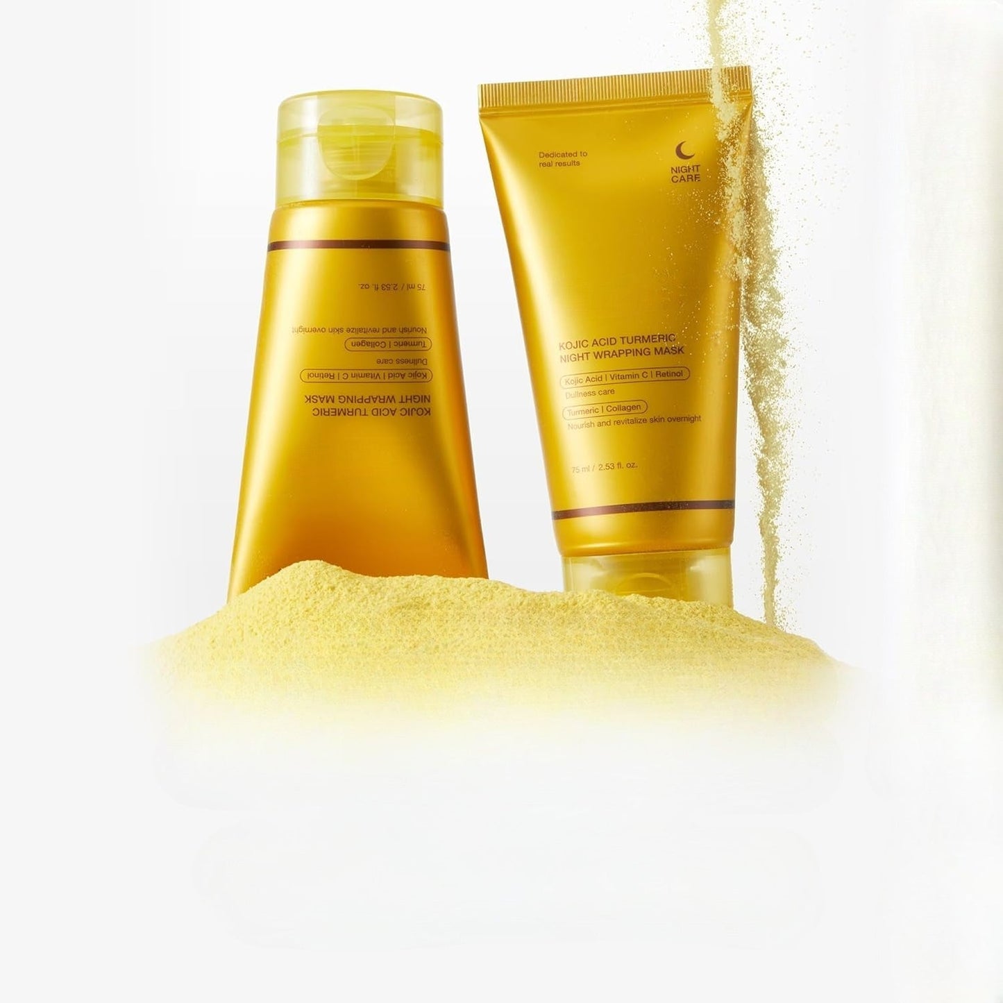 Kojic Acid & Turmeric Overnight Peel-Off Mask for Dark Spots & Brightening