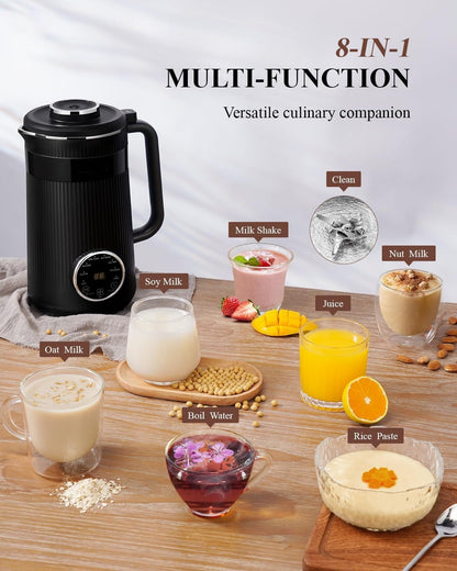 8-in-1 Nut Milk Maker Blender, 32oz Plant-Based & Non-Dairy, Self-Clean