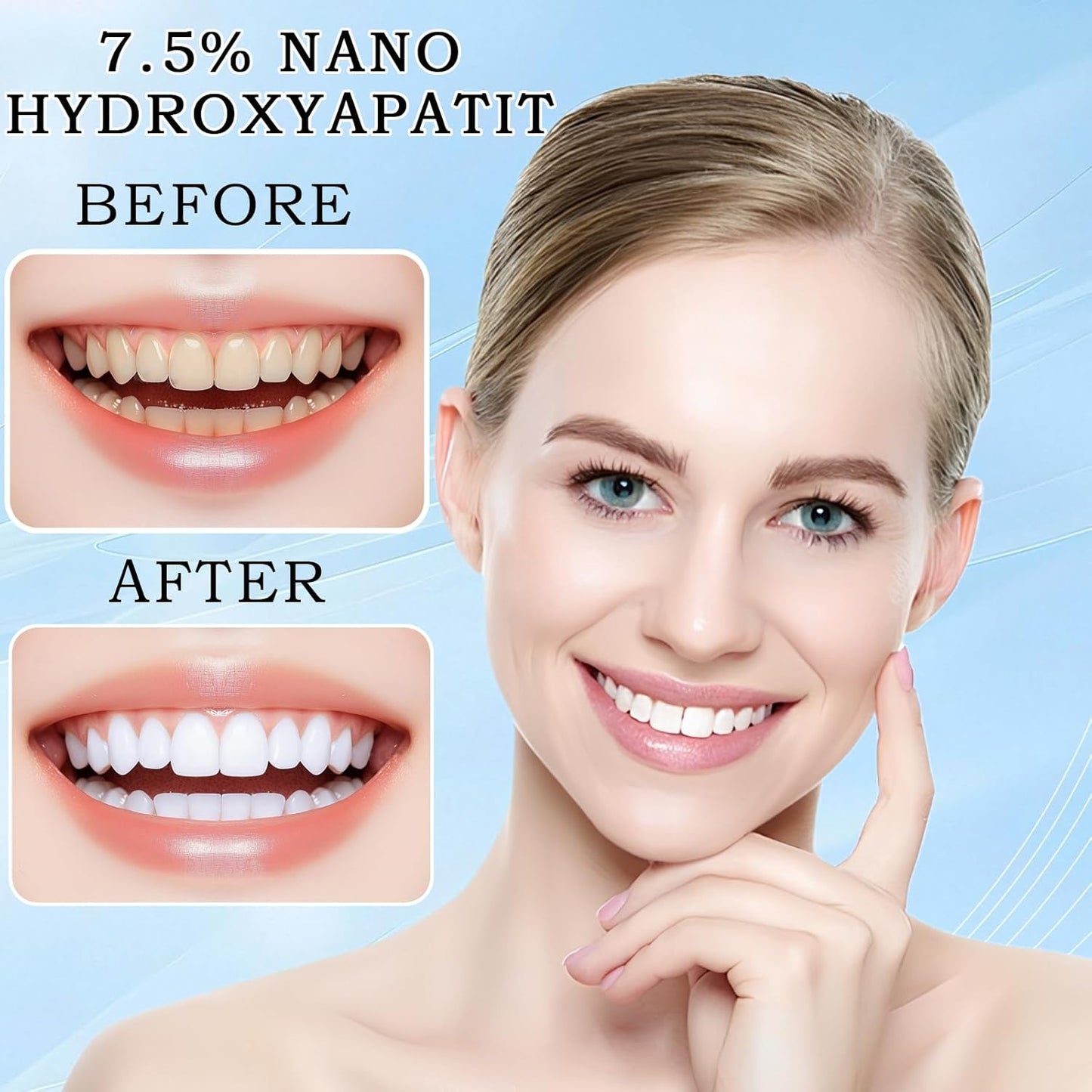 Nano Hydroxyapatite Toothpaste for Enamel Remineralization & Sensitivity