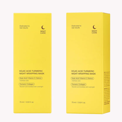 Kojic Acid & Turmeric Overnight Peel-Off Mask for Dark Spots & Brightening