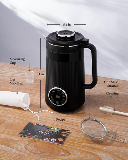 8-in-1 Nut Milk Maker Blender, 32oz Plant-Based & Non-Dairy, Self-Clean
