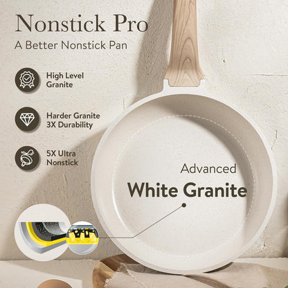 14 Pcs Nonstick Pots and Pans Set with Utensils & Pan Protectors