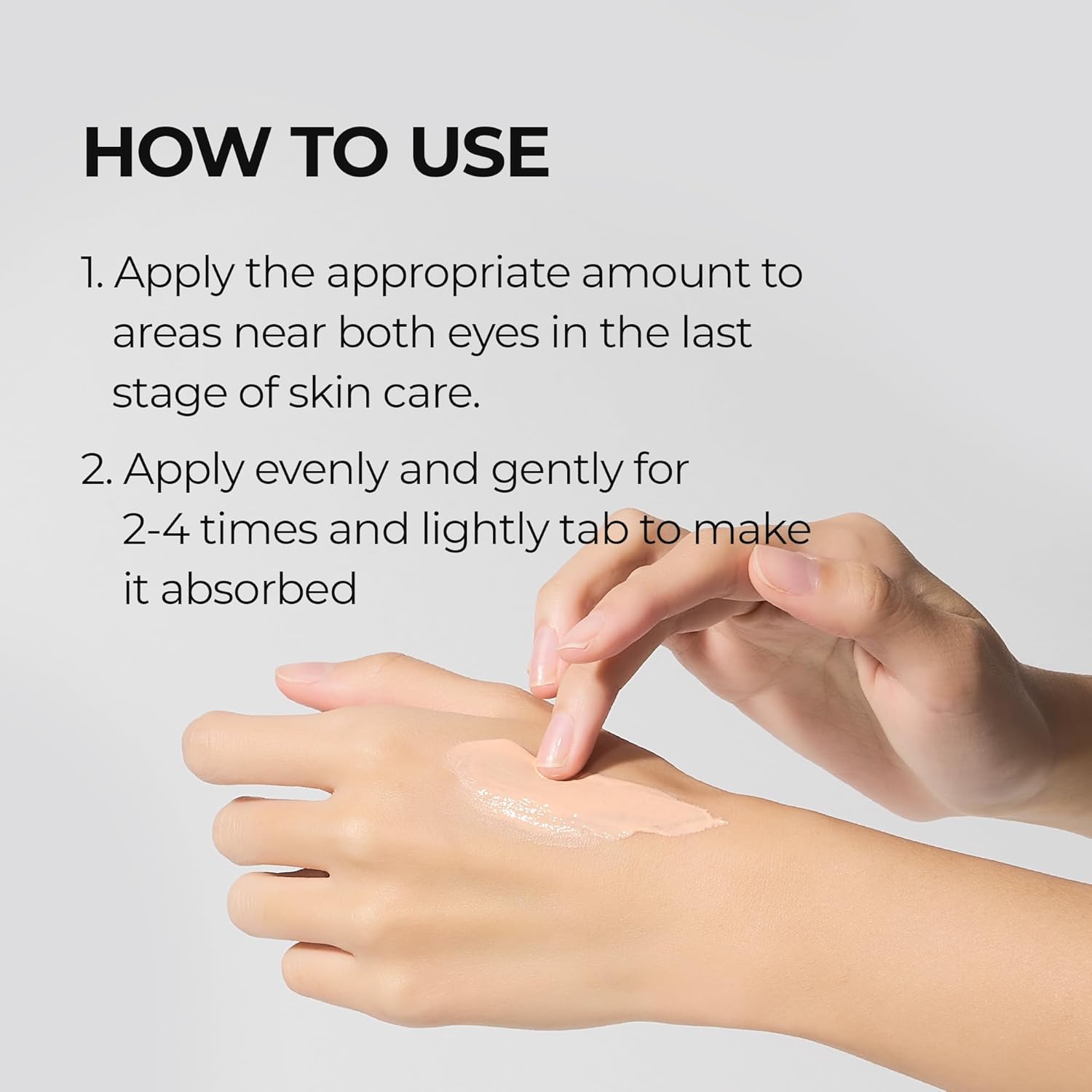 Calcium Dark Spot Cover Eye Cream for Dark Circles, Under Eye Bags & Firming