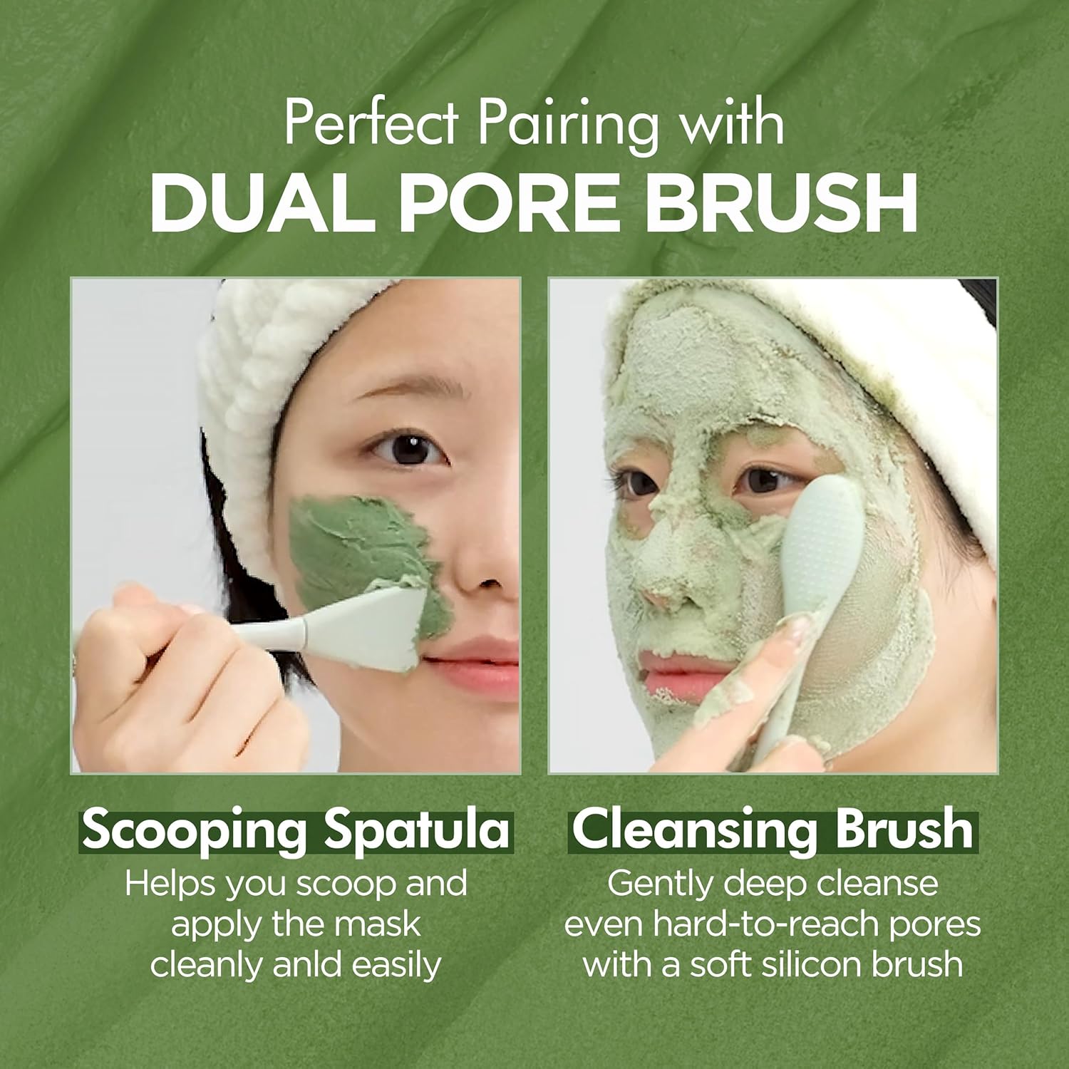 Masque profond Holy Basil Bubble avec argile coréenne et PHA pour pores, points noirs et imperfections