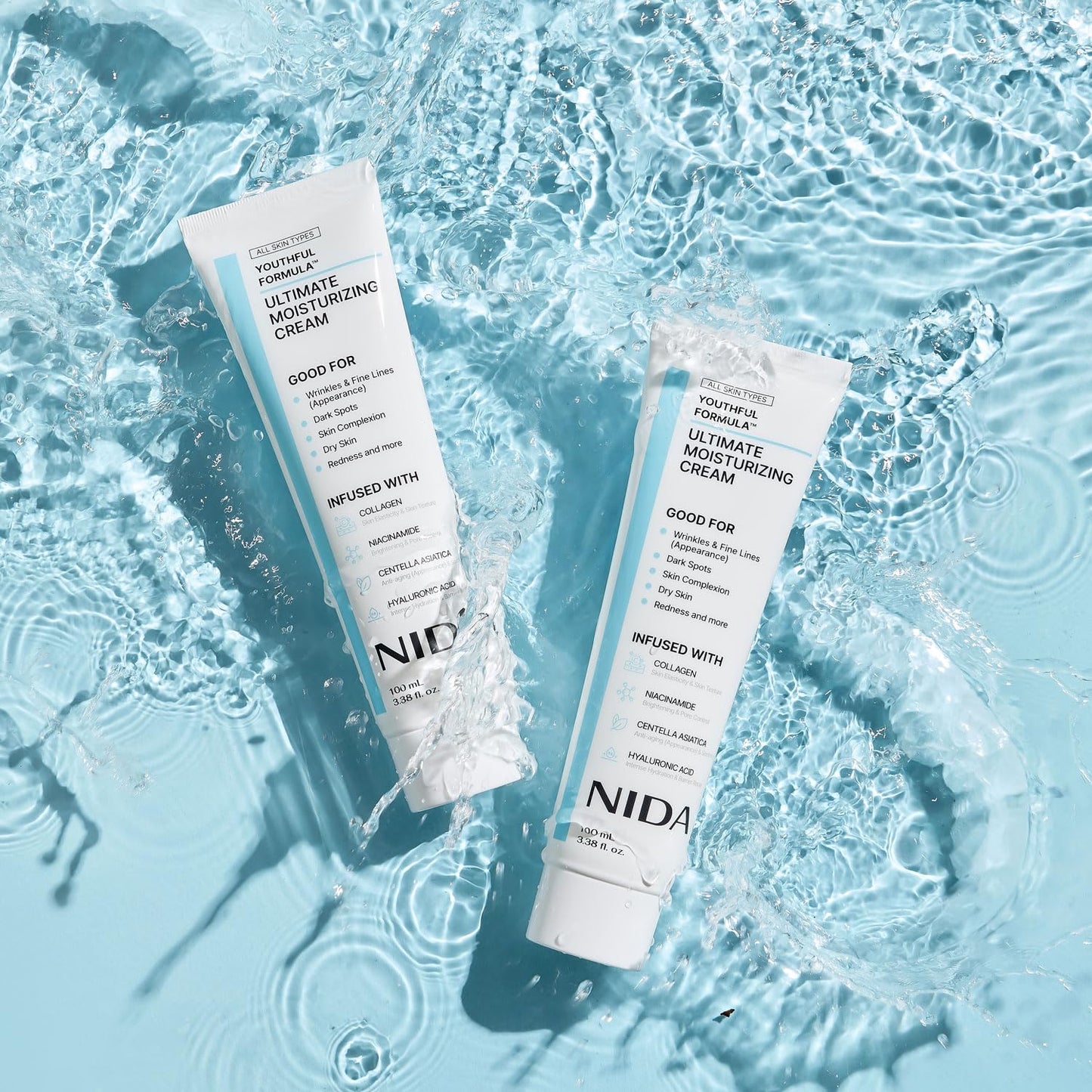 NIDA Youthful Formula Dry Skin Moisturizer with Hyaluronic Acid