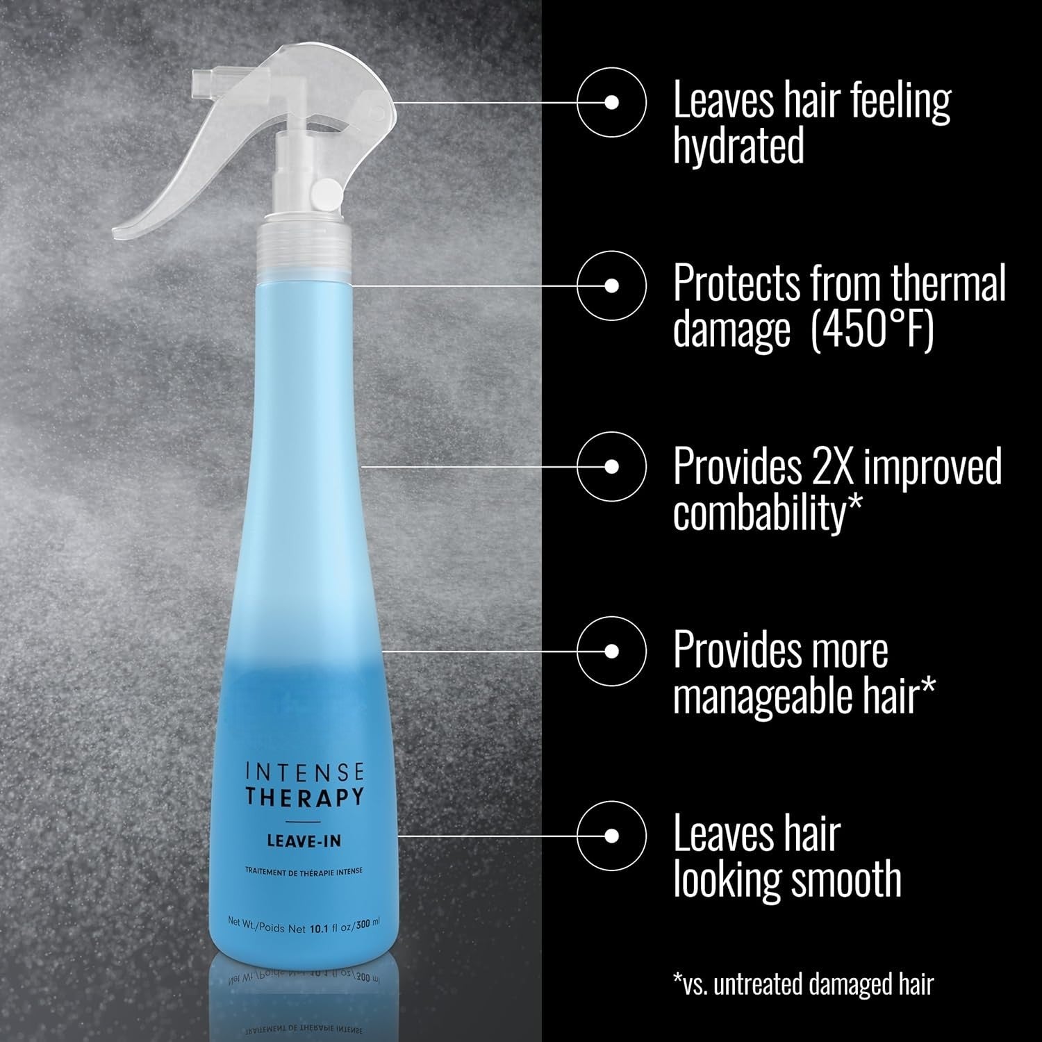 Intense Therapy Leave-In Conditioner Spray with Hydrolyzed Amino Acids