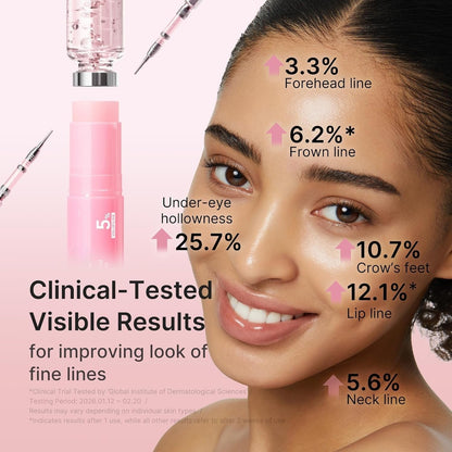 PDRN Pink Collagen Multi Balm Stick for Hydration, Fine Lines and Glow