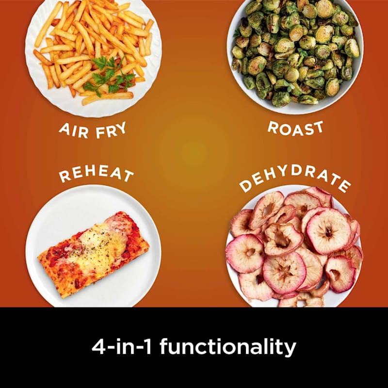 5-QT Air Fryer Pro, 400°F Air Crisp, 4 Functions, Nonstick Basket