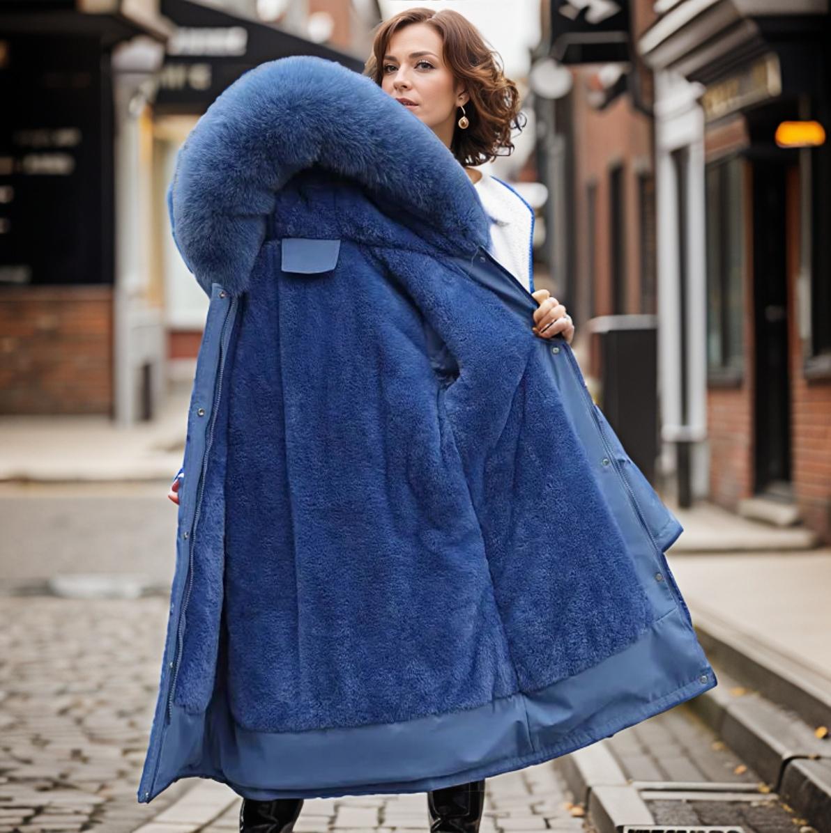 Brooke | Women's Fur-Trim Waterproof Winter Coat - Hooded