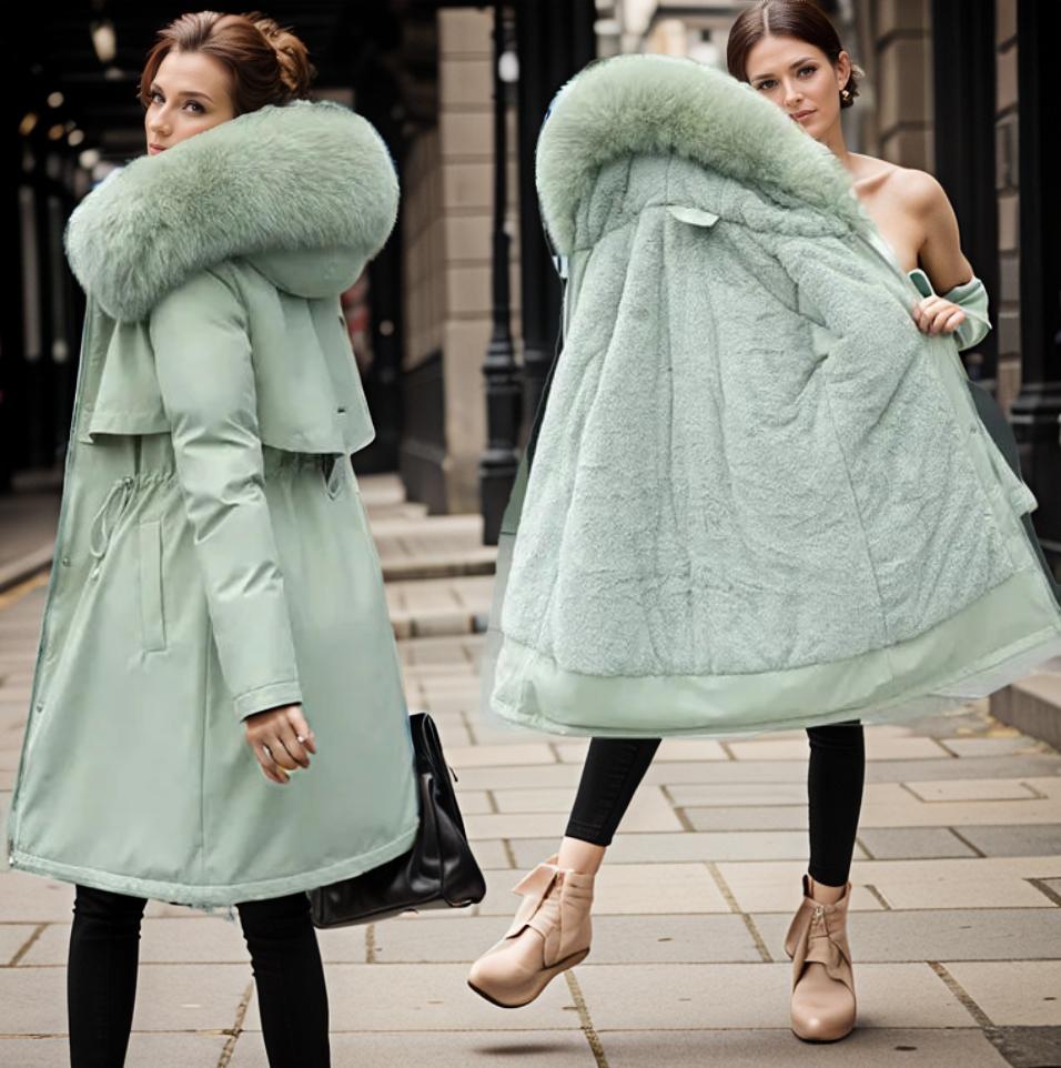 Brooke | Women's Fur-Trim Waterproof Winter Coat - Hooded