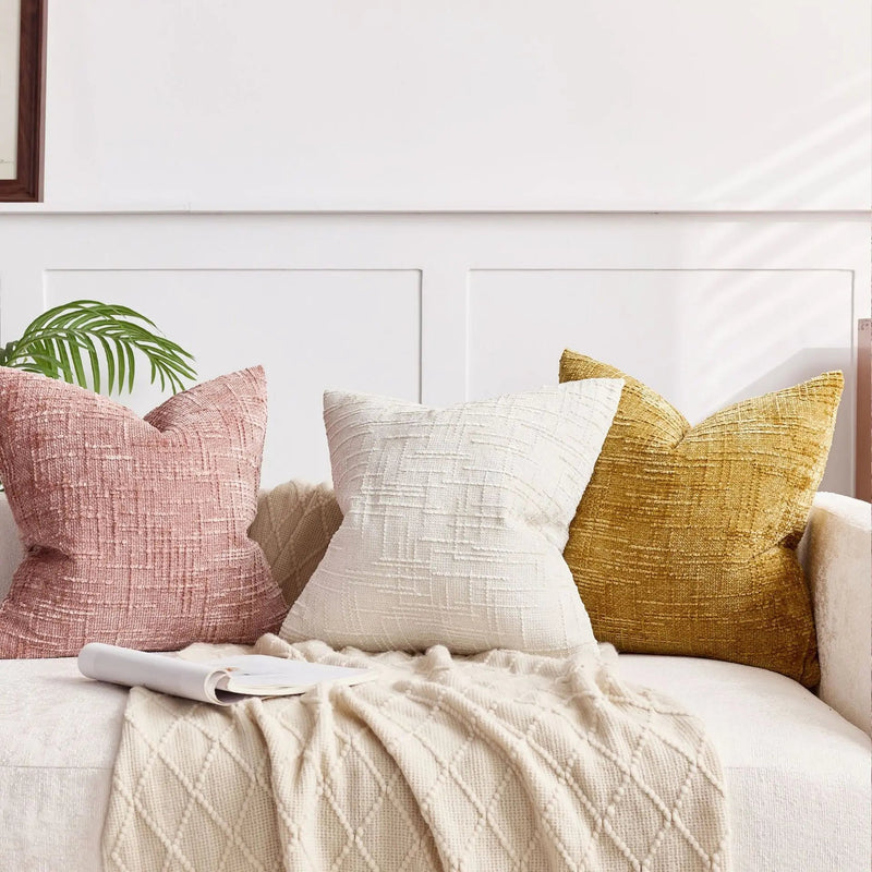 Chenille Cushion Cover | Decorative Home Accent 40-50cm