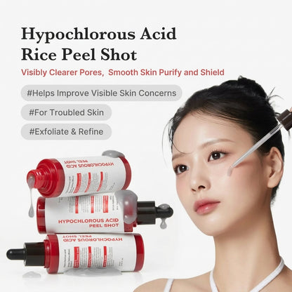 Hypochlorous Acid Peel Shot Duo for Exfoliation & Skin Texture