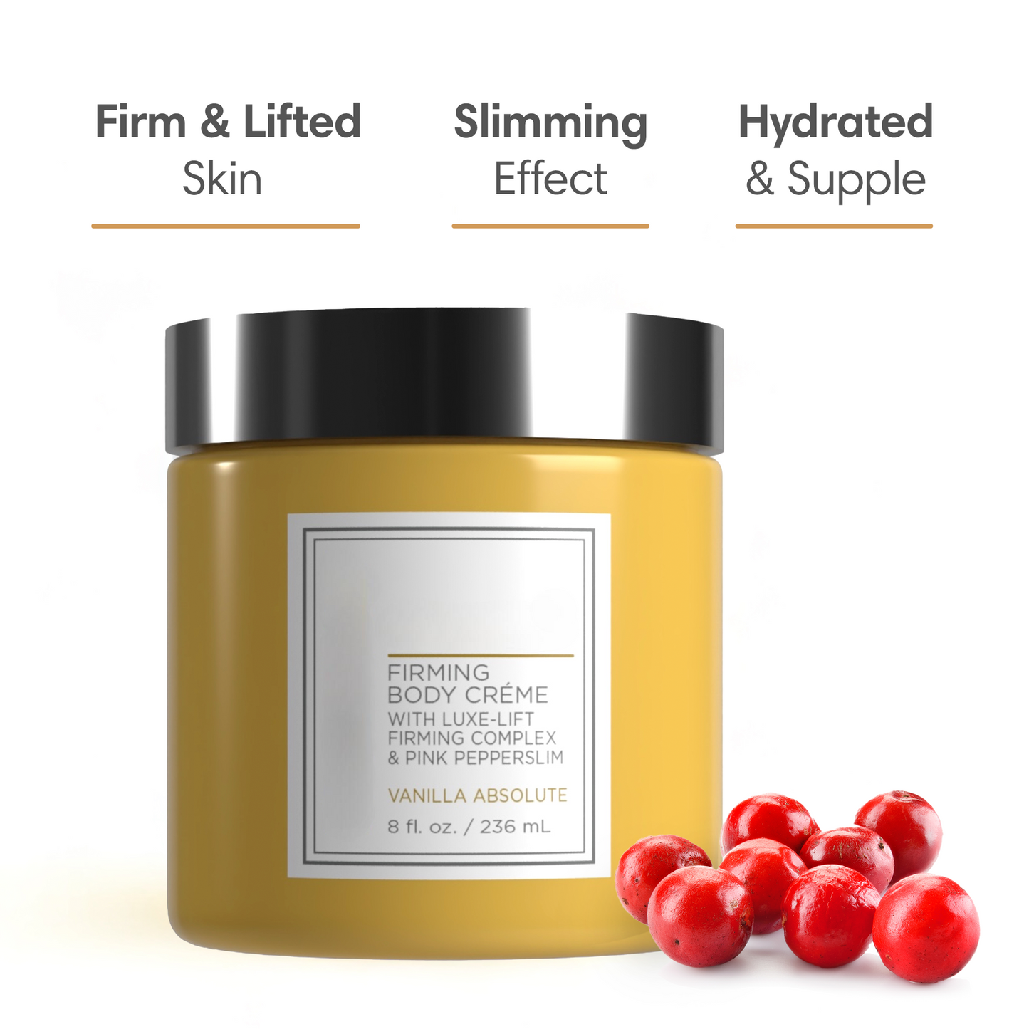 Champagne Firming Body Cream with Luxe-Lift Complex and Pink Pepperslim