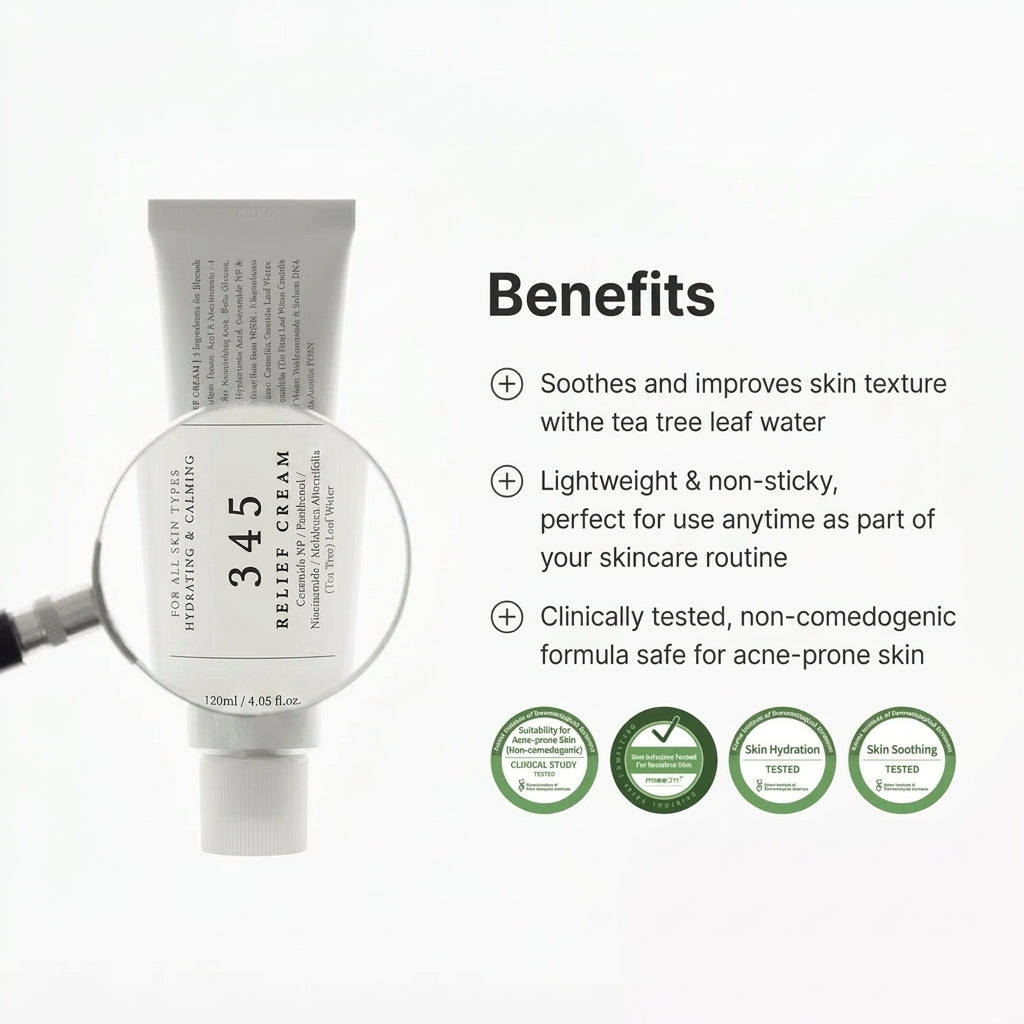 345 Relief Cream for Sensitive Skin, Blemishes & Skin Barrier