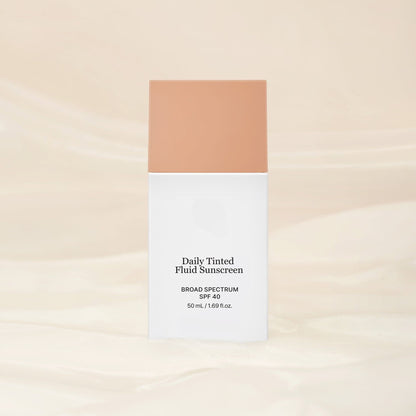 Daily Tinted Mineral Sunscreen SPF 40 for Face, Even Tone & Sun Protection