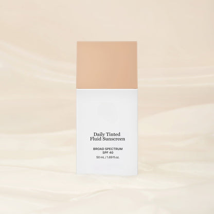 Daily Tinted Mineral Sunscreen SPF 40 for Face, Even Tone & Sun Protection