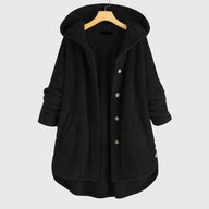 Elsie | Women's Fleece Jacket - Hooded Reversible Flattering Fit Warm