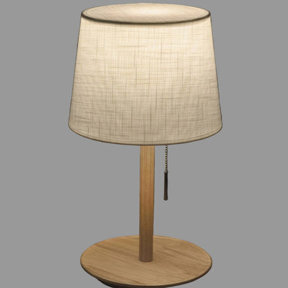Gentle Glow Nordic Lamp | Walnut Wood Table Lamp