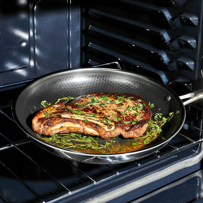 Hybrid Fry Pan, 12", Spacious for Family-Sized Cooking