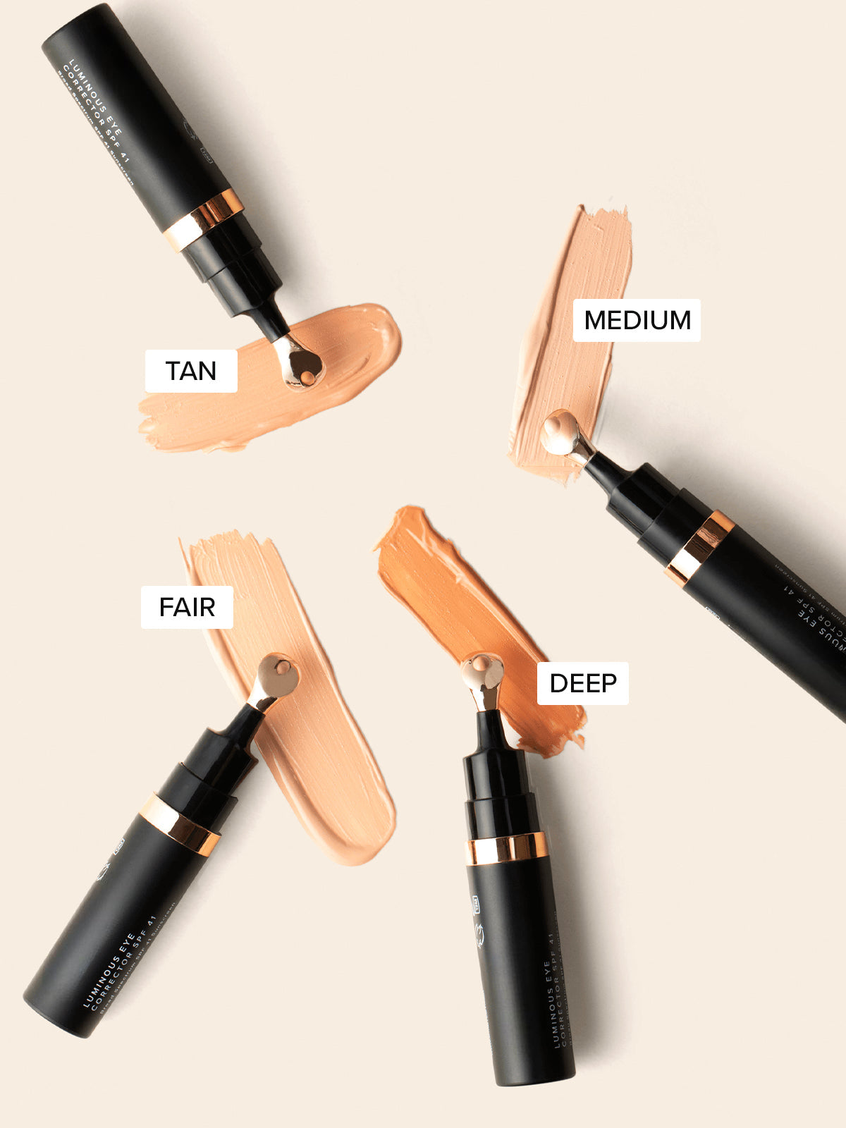 Corrector iluminador para ojos para ojeras, líneas finas e hinchazón  