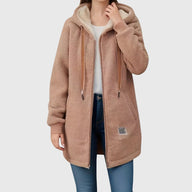Millie | Women's Fleece Jacket - Hooded Breathable Soft Warm Elegant