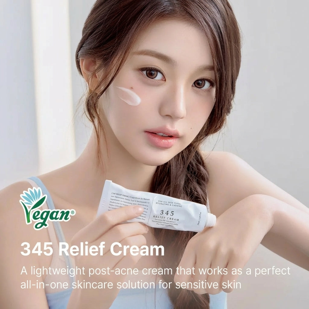 345 Relief Cream for Sensitive Skin, Blemishes & Skin Barrier