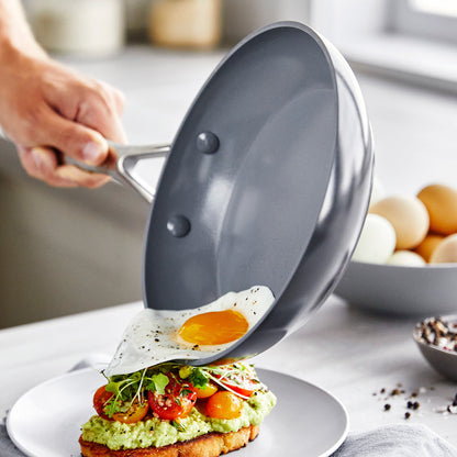 Valencia Pro Ceramic Nonstick 8" Frypan, Hard Anodized