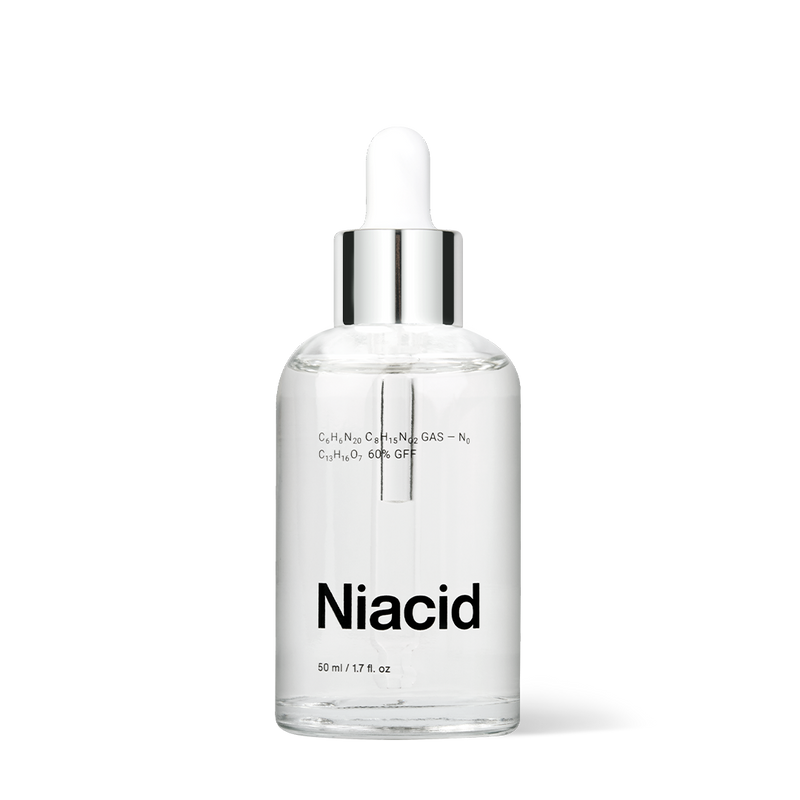 Niacid-Teintserum gegen dunkle Flecken, Hautunreinheiten und unebene Hautstruktur