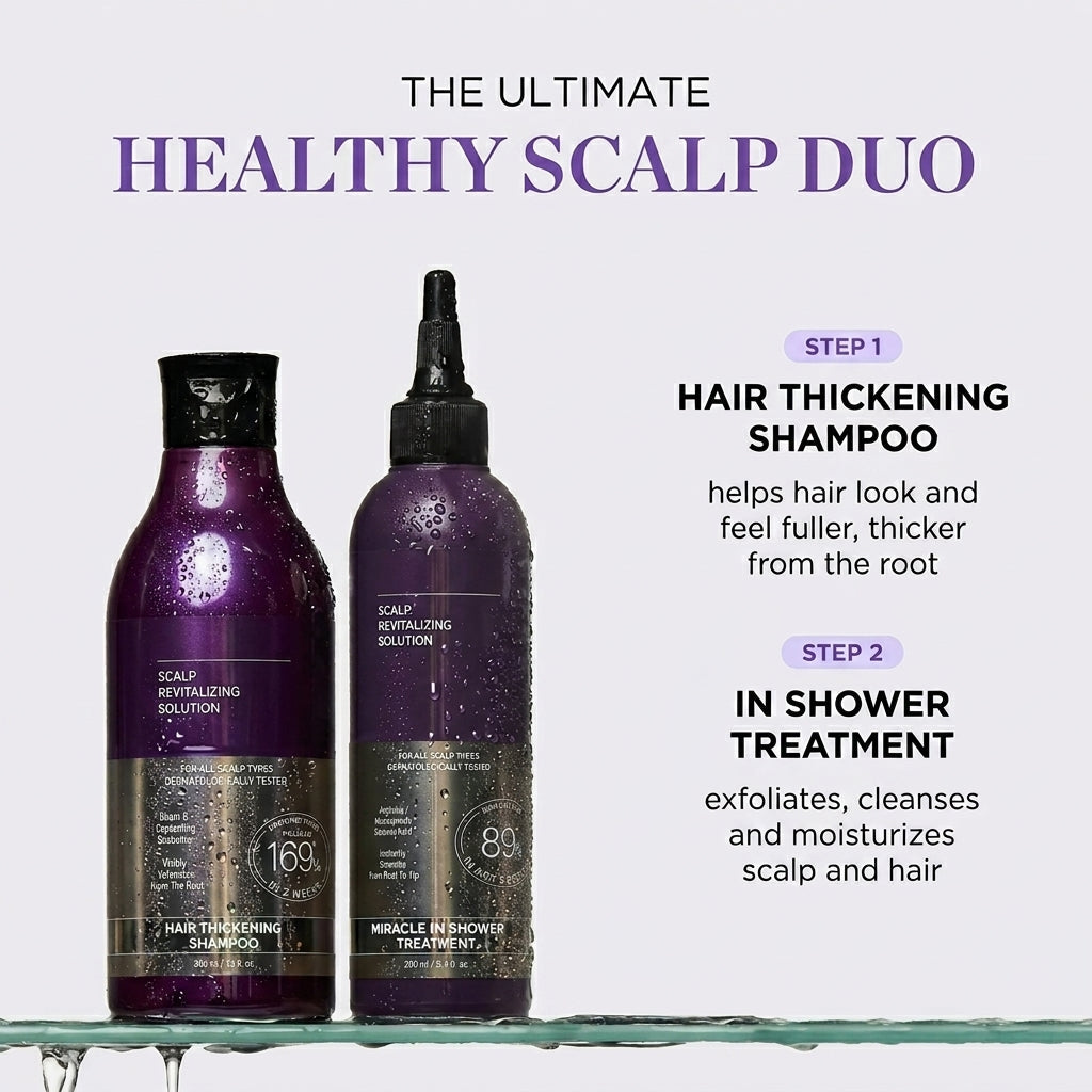 Hair & Scalp Revitalizing Solution Thickening Duo with Biotin & Prebiotics