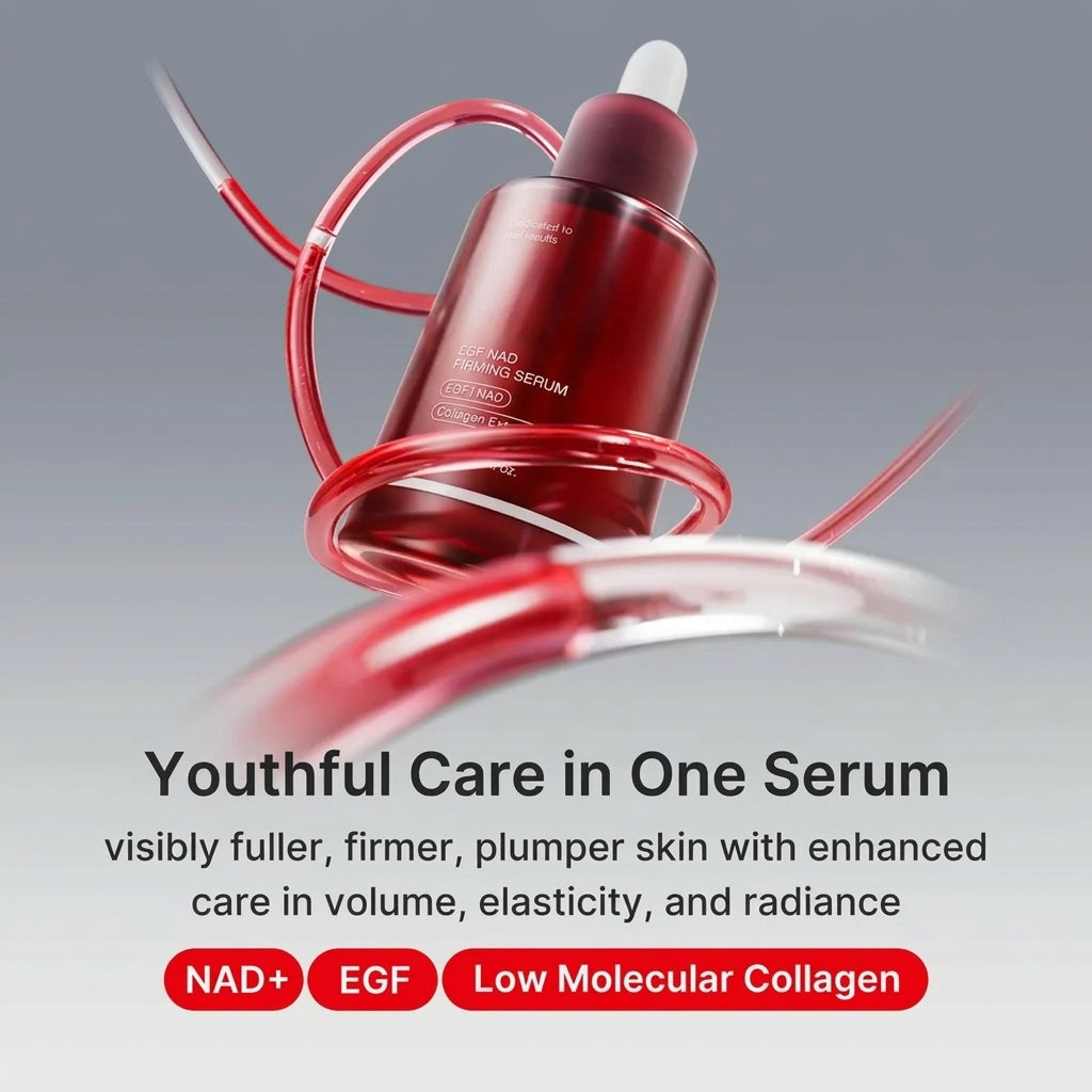 NAD+ EGF Korean Skincare Firming Serum for Fine Lines & Elasticity