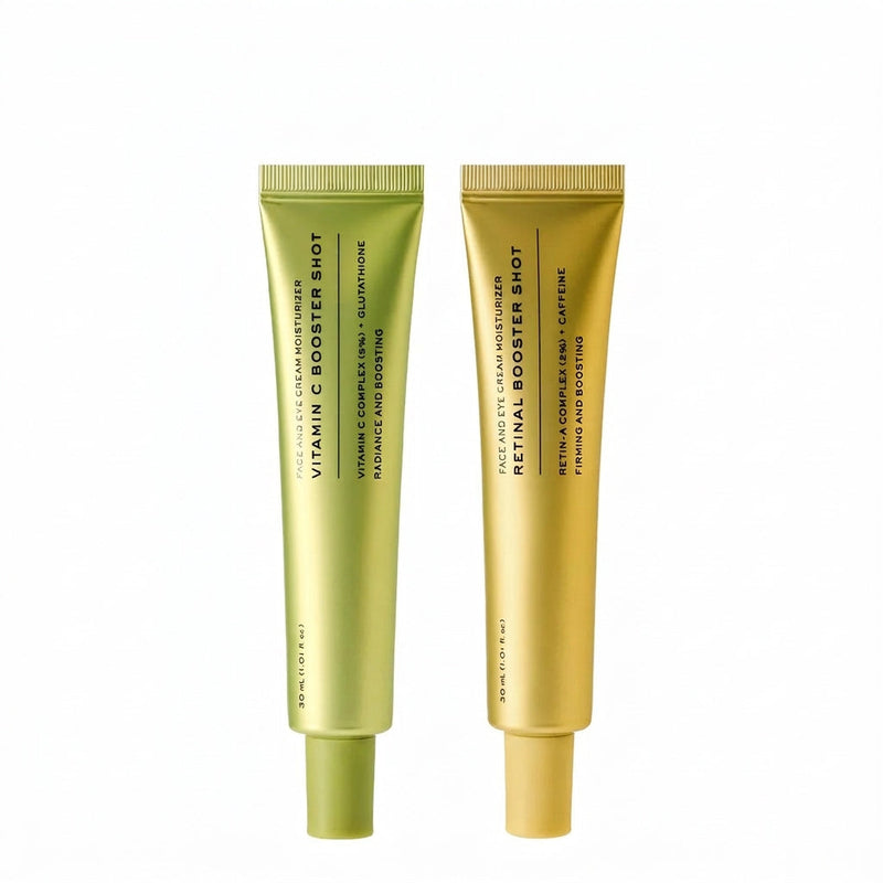 Vitamin-C-Booster-Shot & Retinal-Duo gegen dunkle Flecken, große Poren und Hautunreinheiten