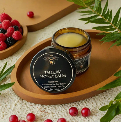 Tallow Honey Balm for Face, Hands and Body Moisture